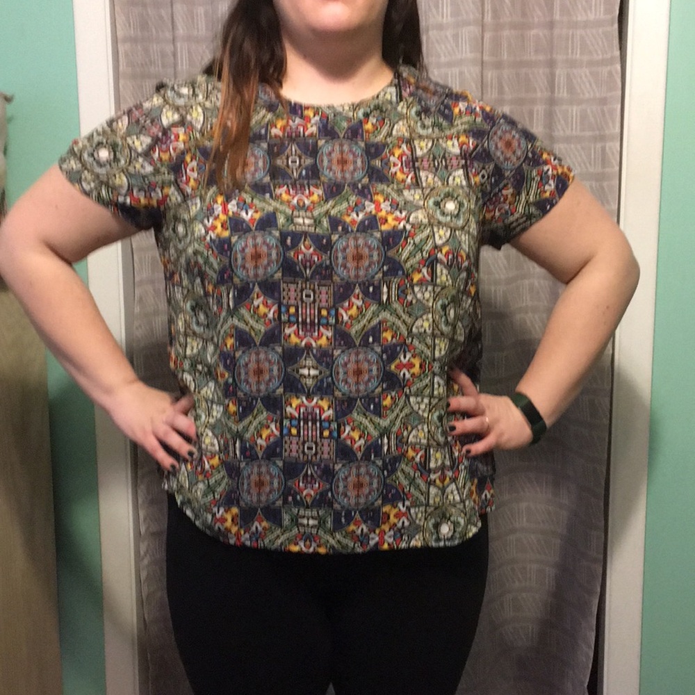 Print blouse